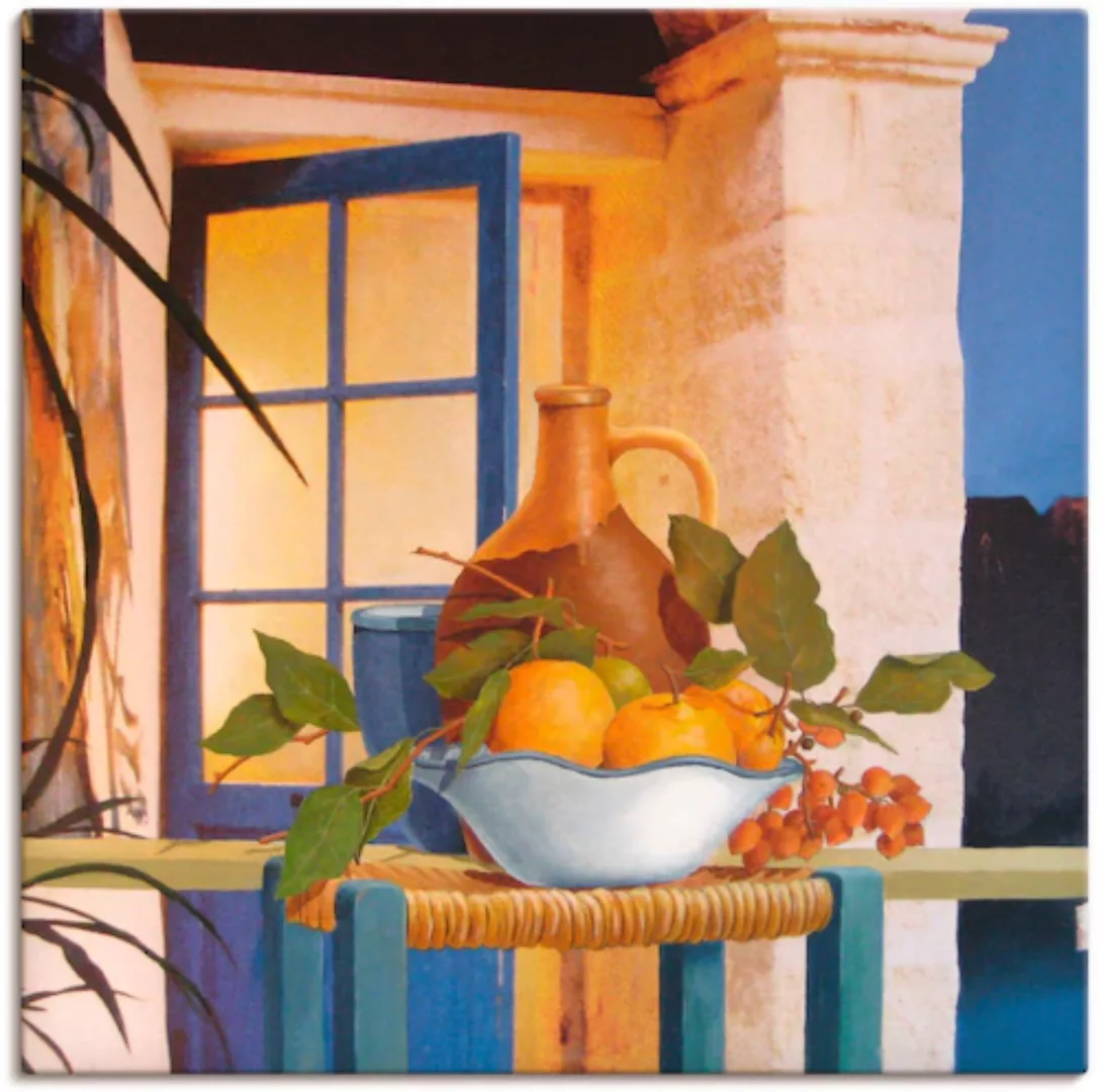 Artland Leinwandbild "Stillleben mit Orangen", Arrangements, (1 St.) günstig online kaufen