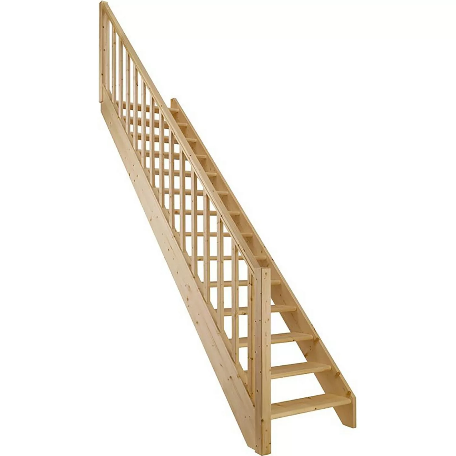 Dolle Raumspartreppe Paris Gerade 83,5 cm Fichte S-Geländer FSC® günstig online kaufen