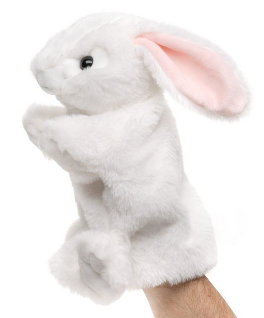 Uni-Toys Kuscheltier Handpuppe - Husky oder Hase - 24 cm (Höhe) - Plüsch-Pu günstig online kaufen