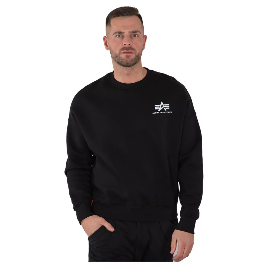 Alpha Industries Basic Os Ml Sweatshirt S Black günstig online kaufen