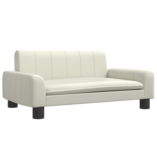 vidaXL Kindersofa, Kindersofa Creme 70x45x30 cm Kunstleder günstig online kaufen