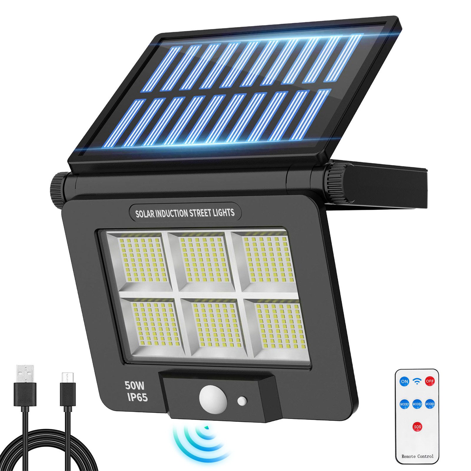 BlingBin Außen-Wandleuchte LED Solarlampen mit Bewegungsmelder, günstig online kaufen
