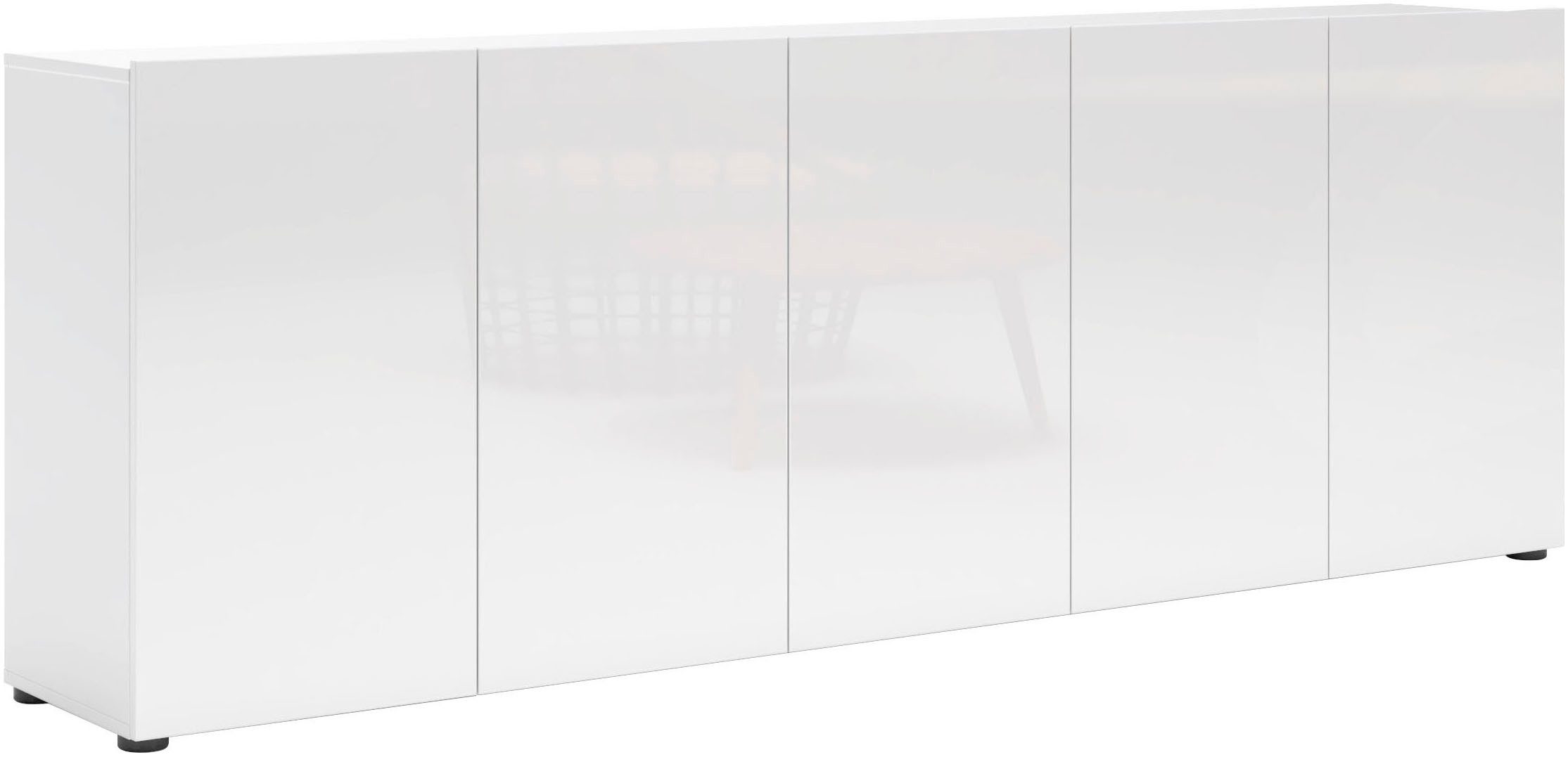 INOSIGN Sideboard "Mister", Kommode, komplett Hochglanz lackiert, Breite (B günstig online kaufen