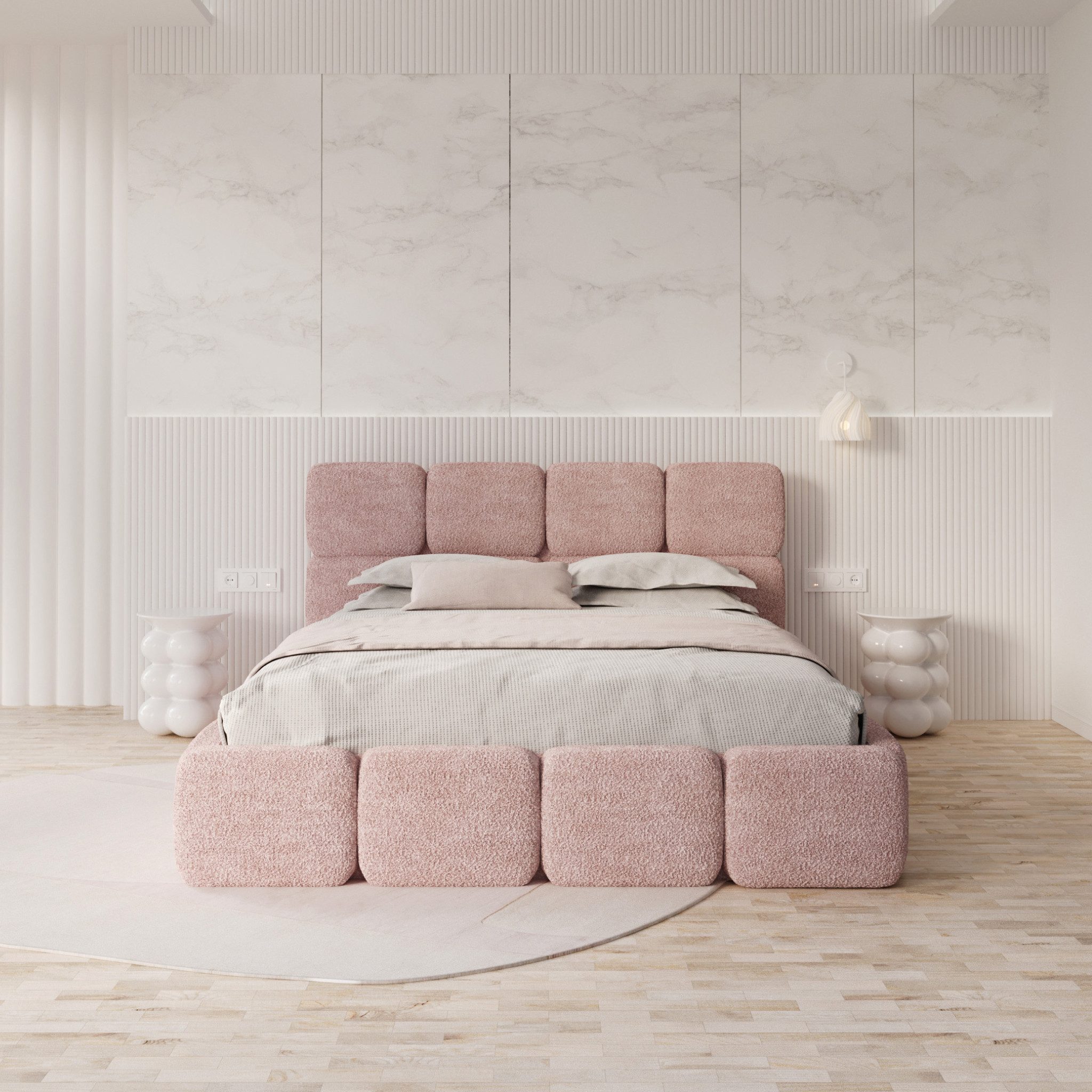 FDM Polsterbett CLOUDY Bettgestell Bett 140x200, günstig online kaufen