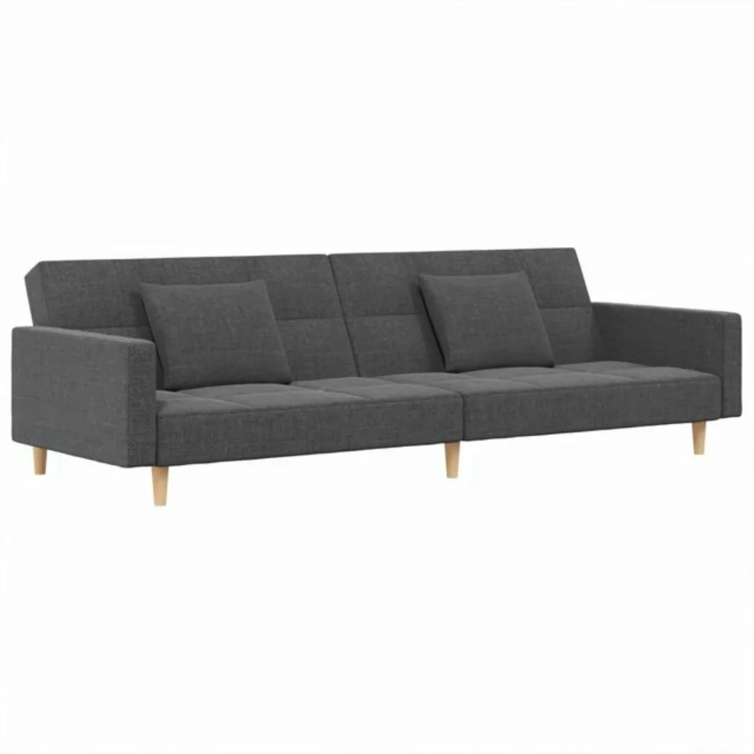 vidaXL Sofa Schlafsofa 2 Sitzer Sofa mit Schlaffunktion mit 2 Kissen, mit A günstig online kaufen