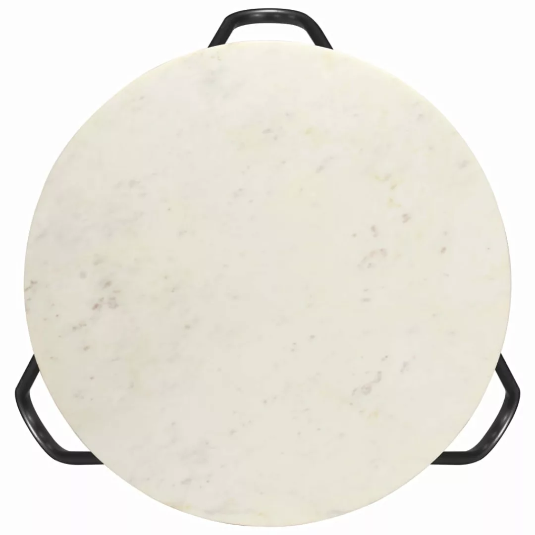 Couchtisch Weiß 65x65x42 Cm Echtstein In Marmoroptik günstig online kaufen
