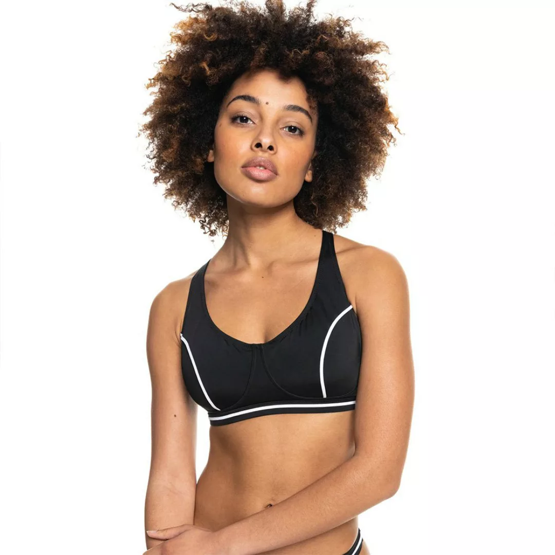 Roxy Fitness Dcup Sports Bikini Oberteil L Anthracite günstig online kaufen