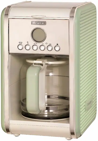 Ariete Filterkaffeemaschine »Vintage grün 1342«, 1,5 l Kaffeekanne, Permane günstig online kaufen