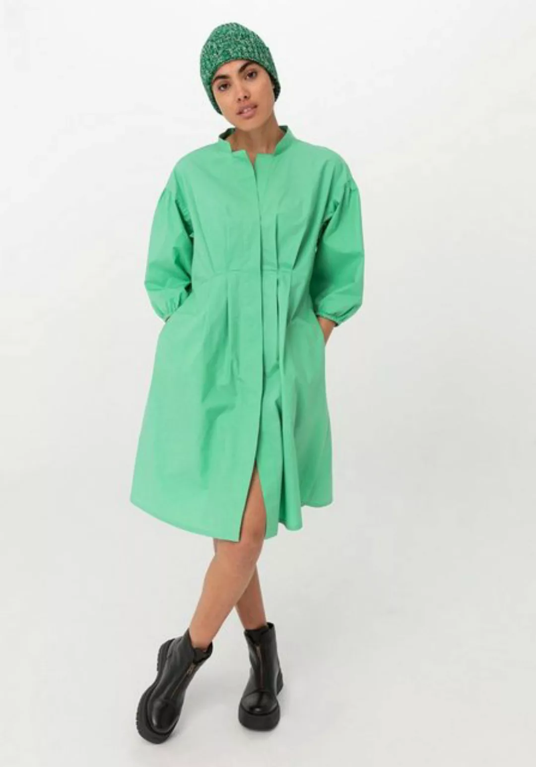 Hessnatur A-Linien-Kleid aus reiner Bio-Baumwolle (1-tlg) günstig online kaufen