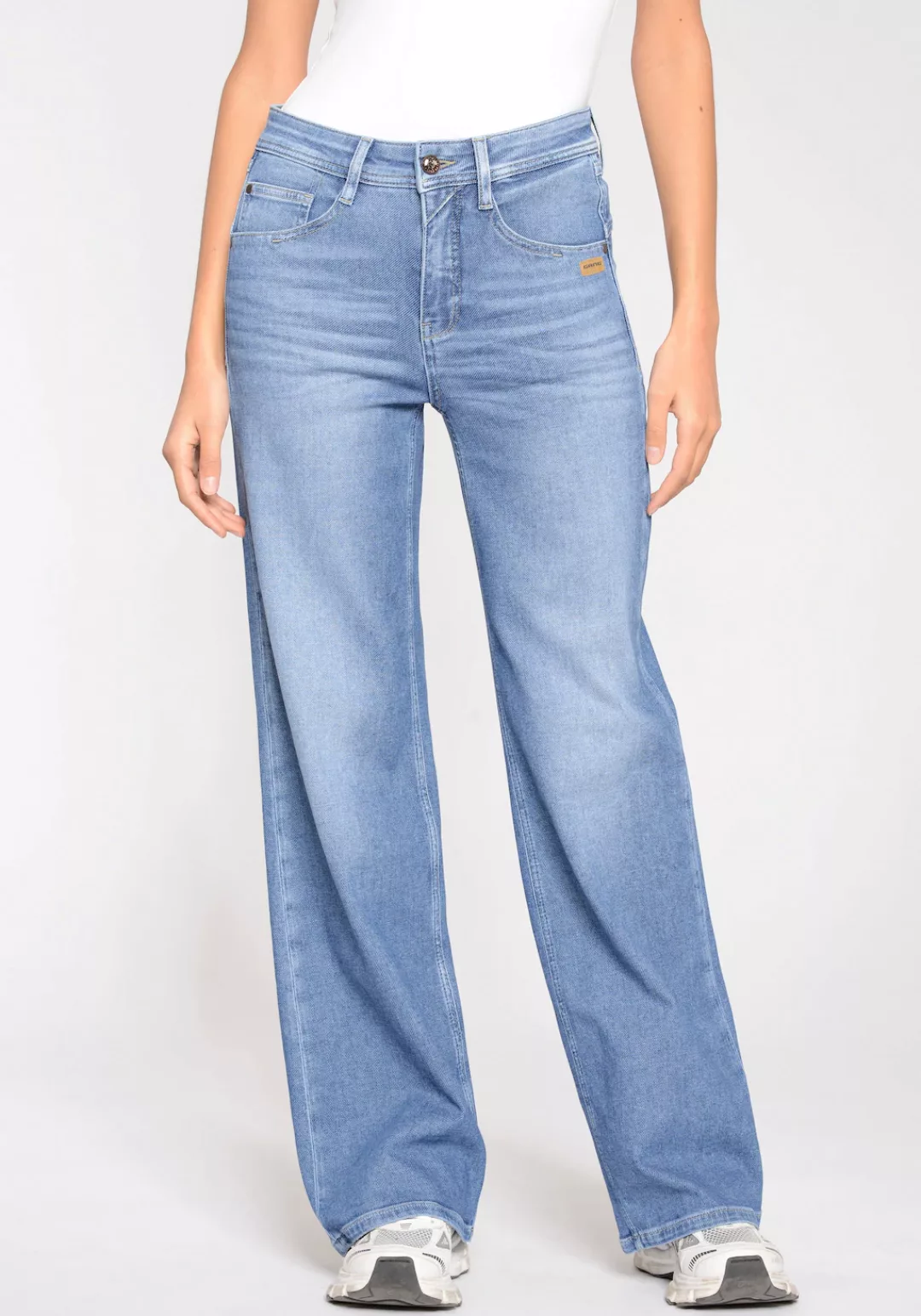 GANG Weite Jeans 94 Amelie (1-tlg) Plain/ohne Details günstig online kaufen