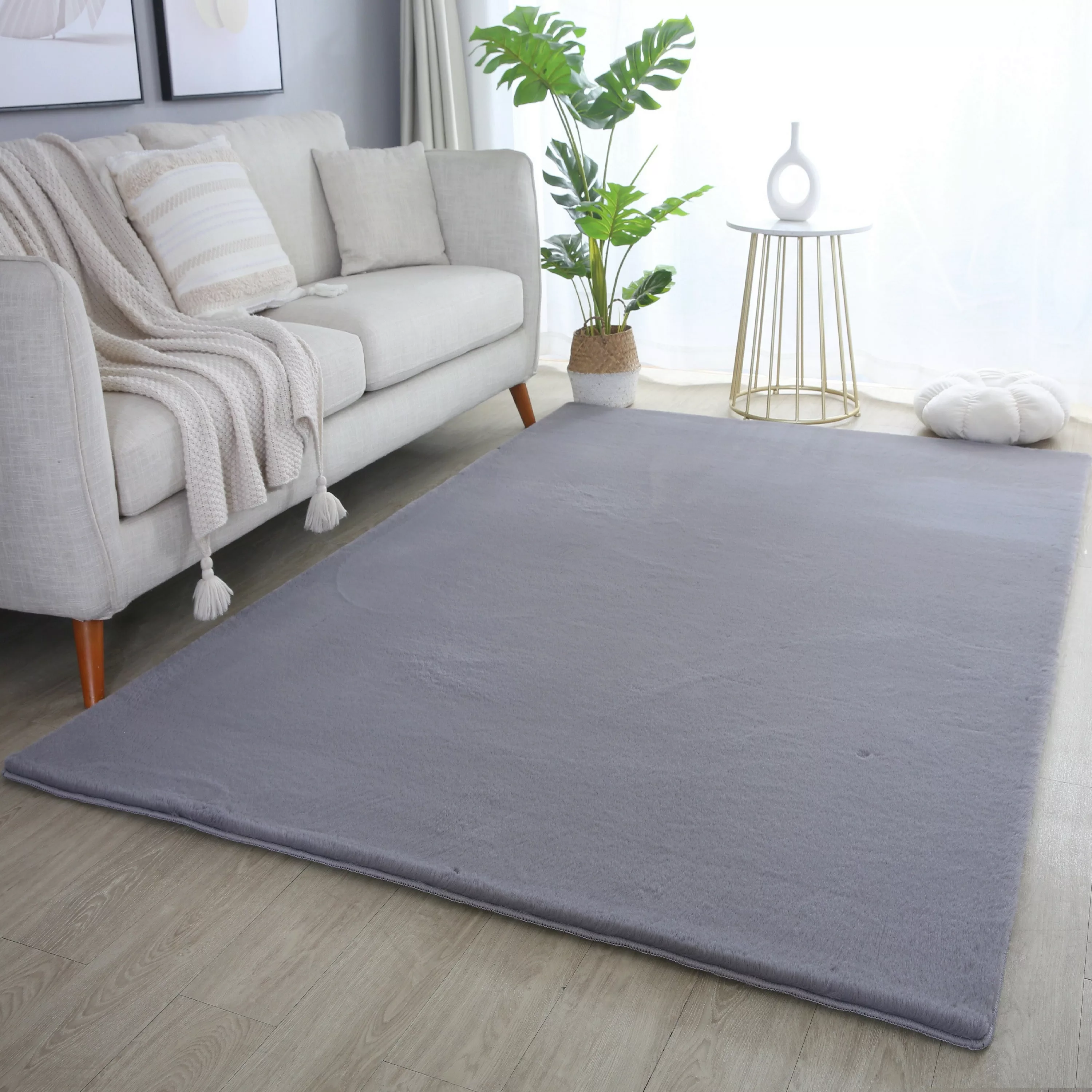 Ayyildiz Teppiche Hochflor-Teppich »POUFFY 5100«, rechteckig, 20 mm Höhe, B günstig online kaufen