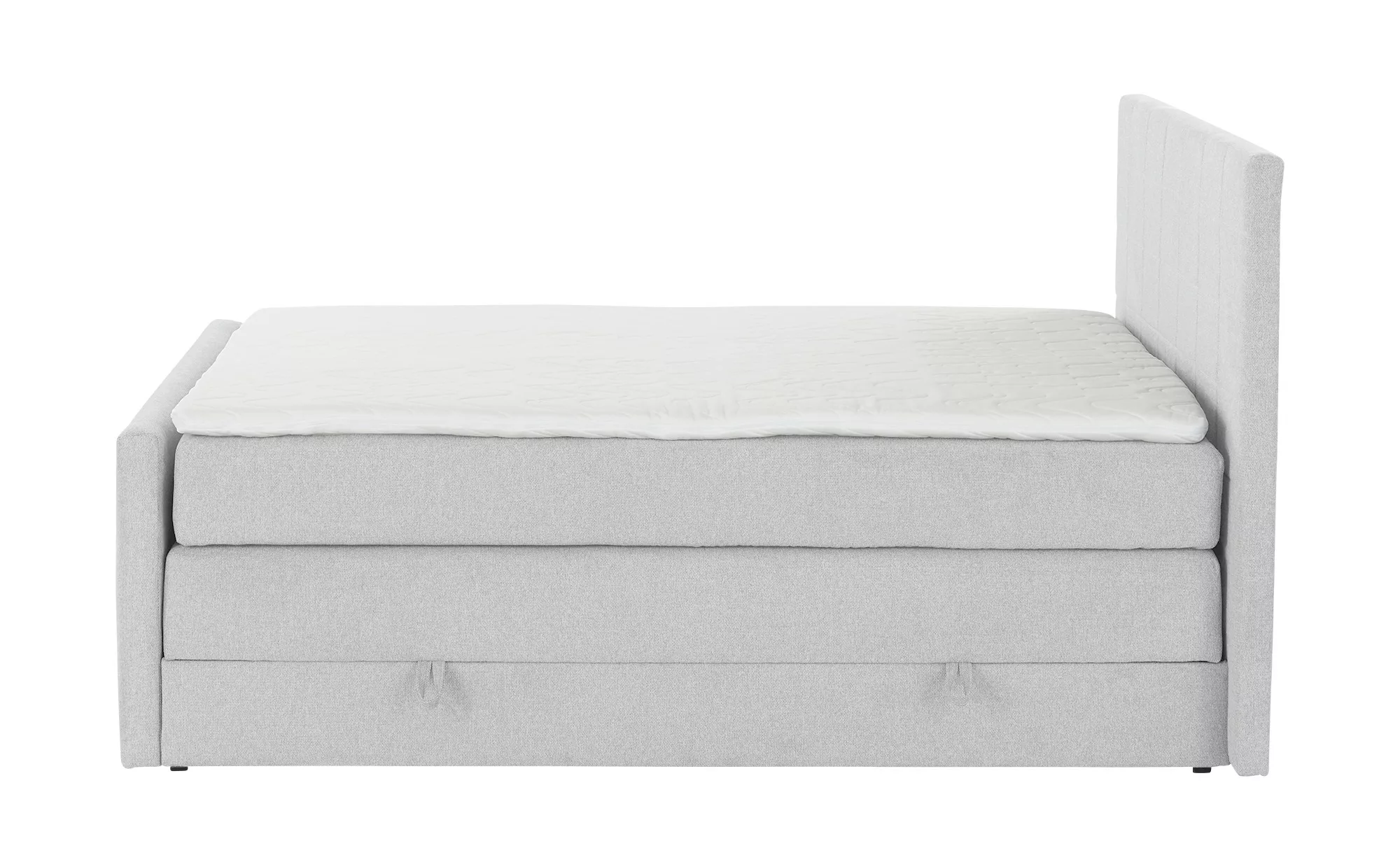 Boxspringbett  Cambridgeshire ¦ grau ¦ Maße (cm): B: 160 H: 120 T: 220 Bett günstig online kaufen