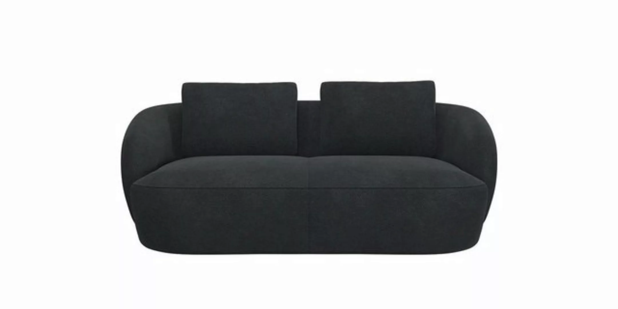 FLEXLUX 2,5-Sitzer Torino, rund, Couch, Loveseat, Modernes, organisches Sof günstig online kaufen