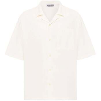 Dandalo  Hemdbluse Luc Oversize Lapel Collar Breast Pocket Short Sleeve Shi günstig online kaufen