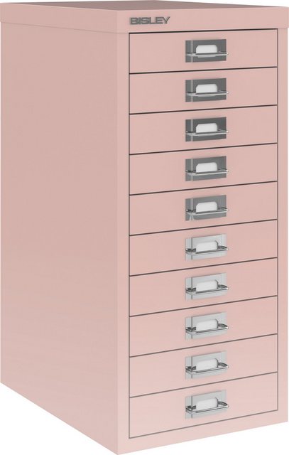 Bisley Aktenschrank MultiDrawer Schubladenschrank in Pastellpink - Maße: H günstig online kaufen
