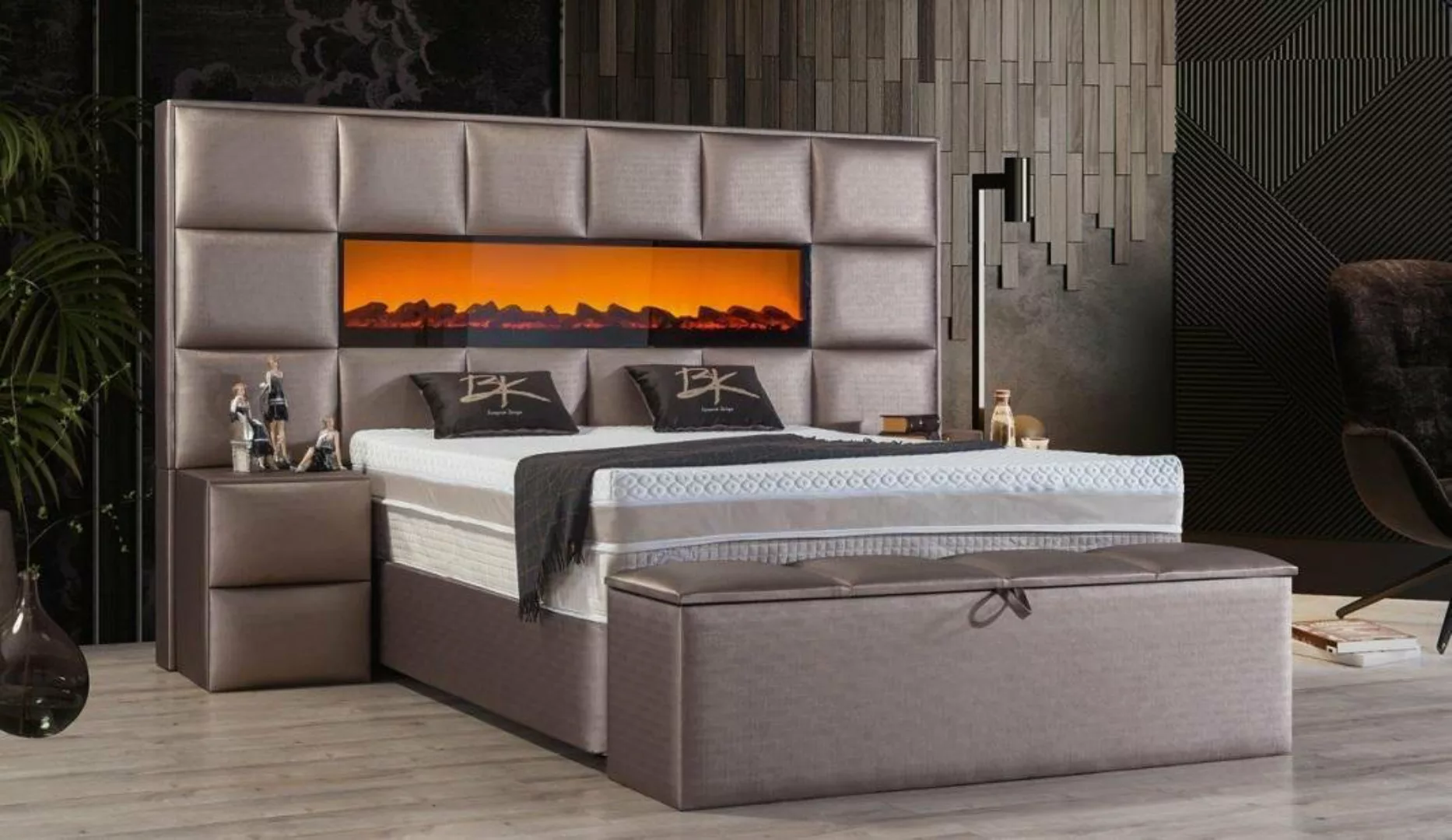 JVmoebel Bett, Betten Doppel Bettrahmen Design Möbel Neu Bett Doppelbetten günstig online kaufen