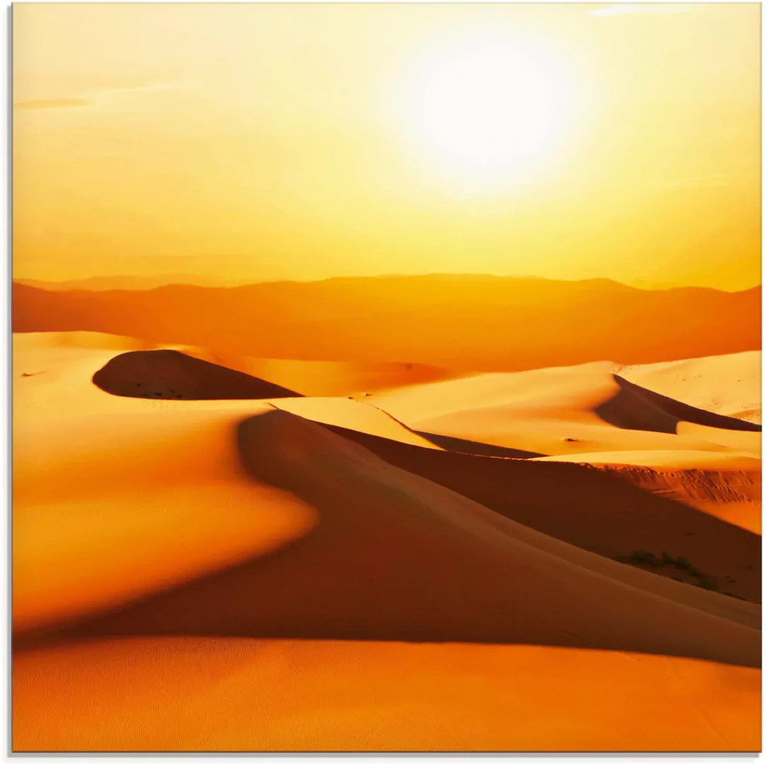 Artland Glasbild »Dünen«, Wüste, (1 St.) günstig online kaufen
