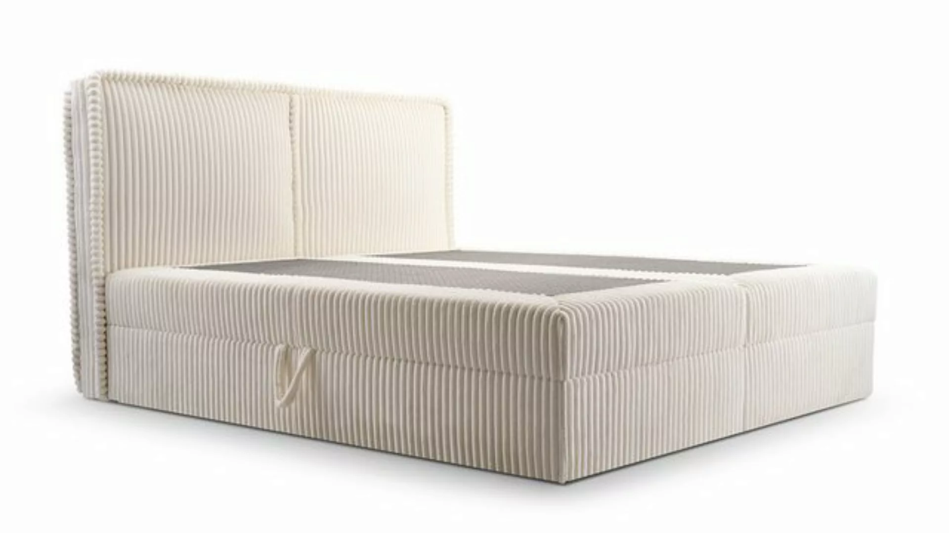 MOEBLO Boxspringbett Bett 04 (Bonell, Topper, Doppelbett gepolstertes Kopft günstig online kaufen