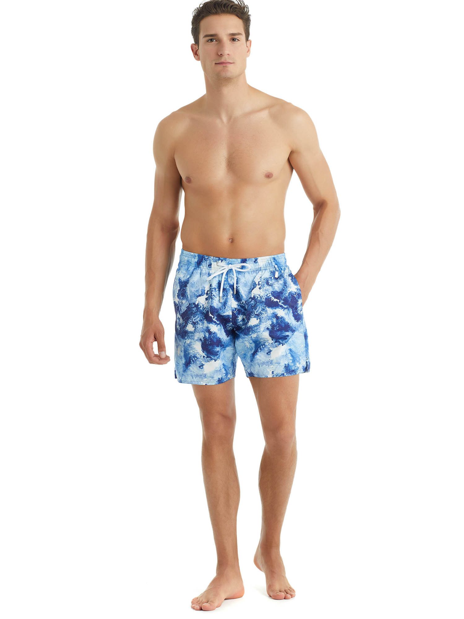 BlackSpade Badeshorts Denim Effect mit kurzem günstig online kaufen
