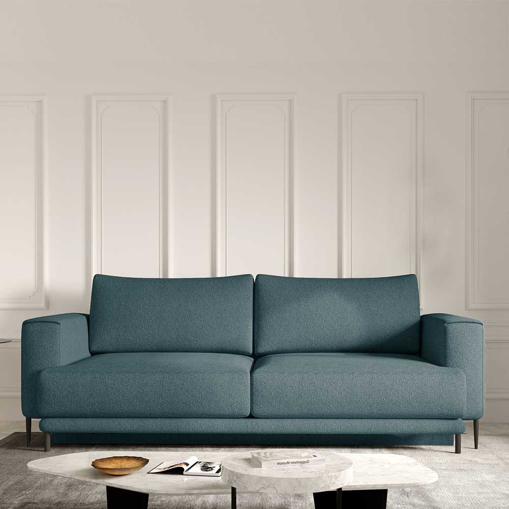 Sofa Dreisitzer Sofa aus Webstoff mit Armlehnen günstig online kaufen