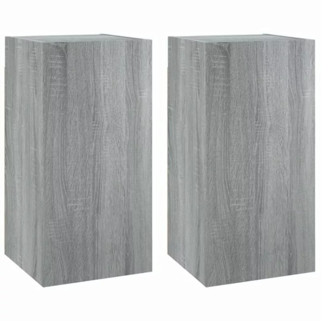 vidaXL TV-Schrank TV-Schränke 2 Stk Grau Sonoma 30,5x30x60 cm Holzwerkstoff günstig online kaufen