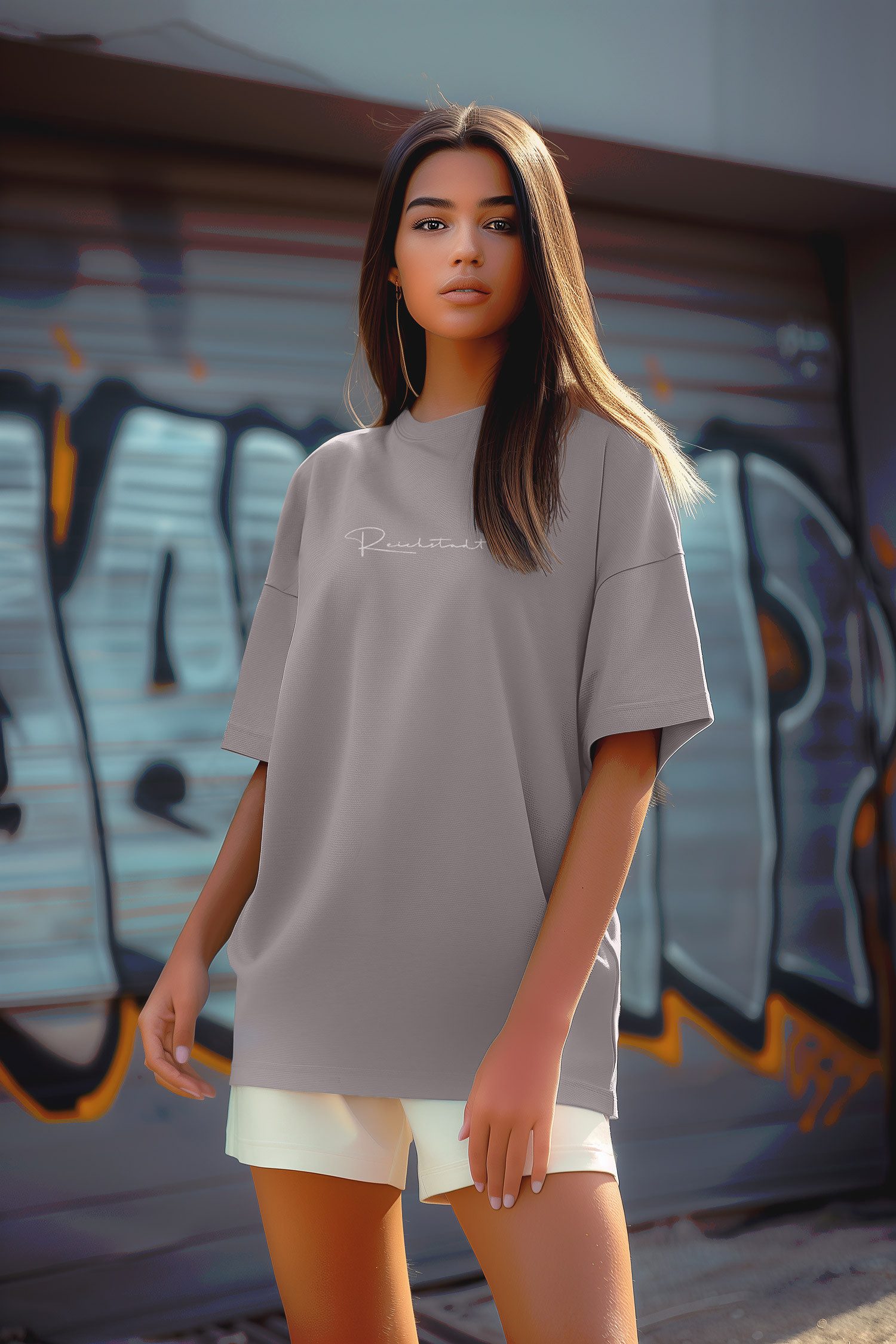 Reichstadt Oversize-Shirt Damen Relaxed Fit Hemd günstig online kaufen