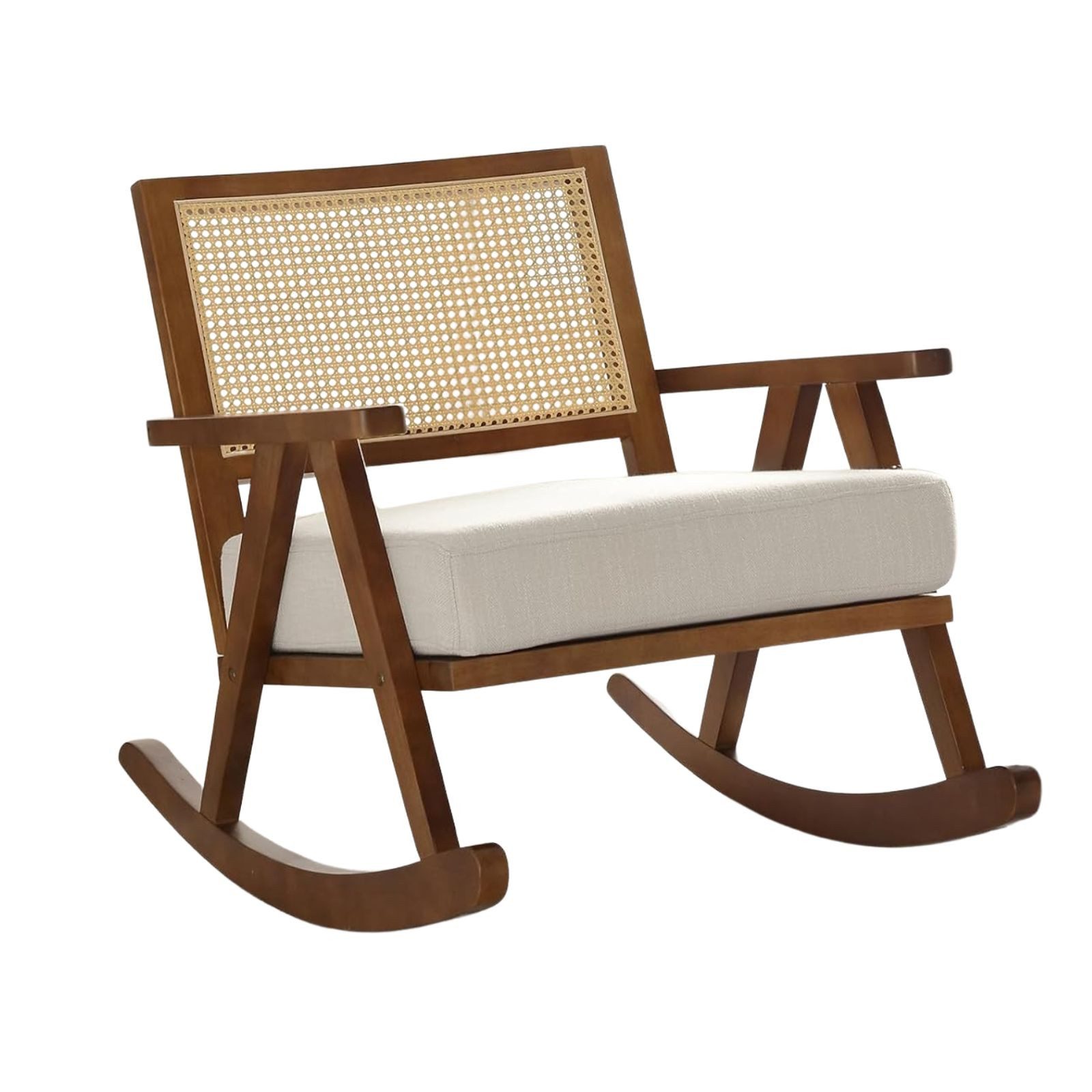 WAHSON OFFICE CHAIRS Schaukelstuhl Gepolsterter Schaukelstuhl günstig online kaufen
