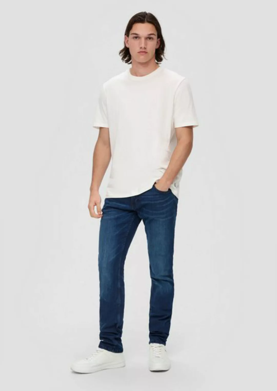 QS Stoffhose Jeans Rick / Slim Fit / Mid Rise / Slim Leg günstig online kaufen