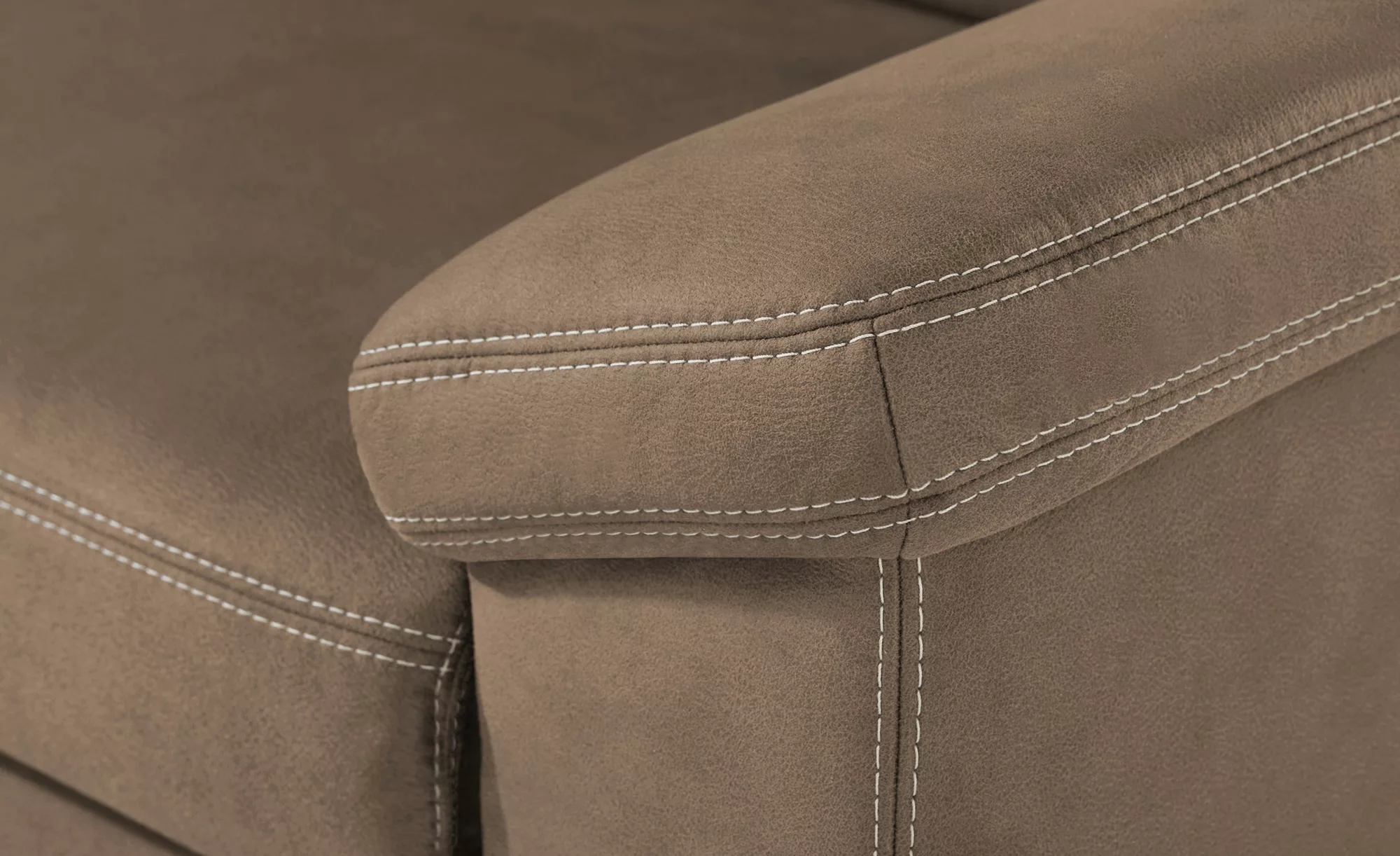 Max Schelling Ecksofa  Maximum Plus ¦ braun ¦ Maße (cm): B: 257 H: 89 T: 20 günstig online kaufen