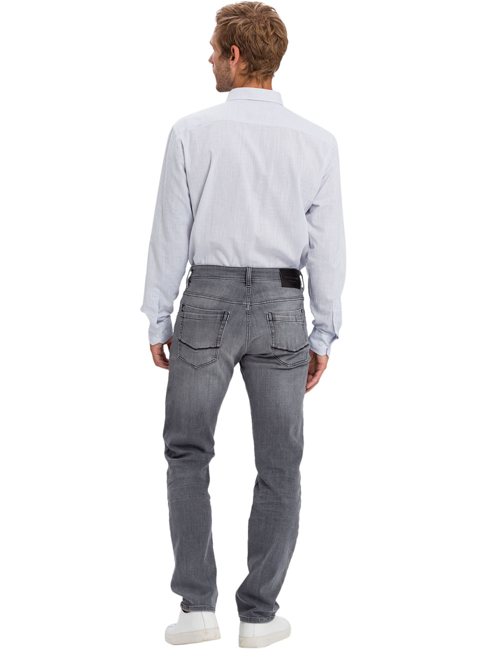 Cross Jeans Herren Jeans Antonio - Relaxed Fit - Grau - Grey Used günstig online kaufen