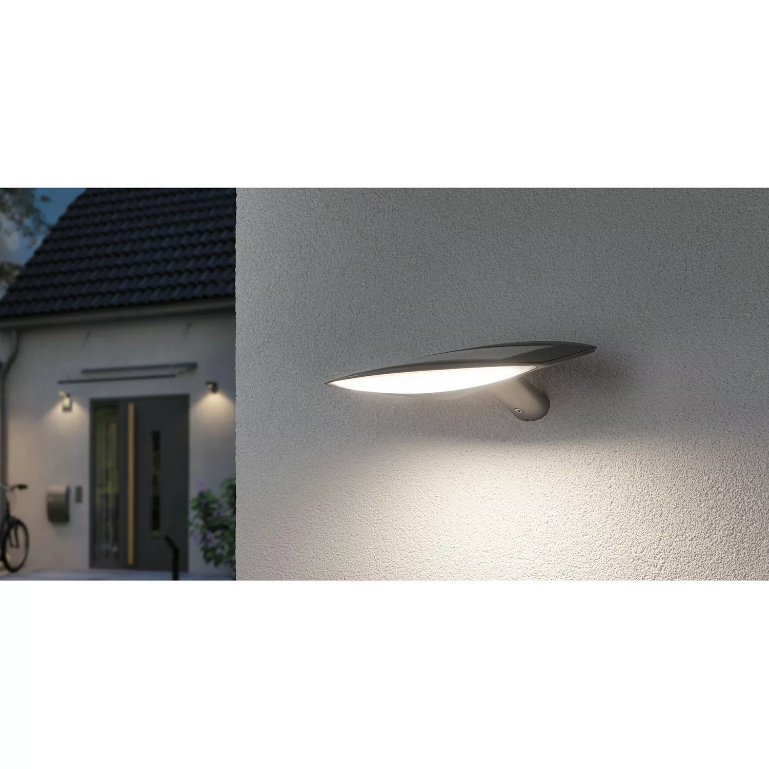Paulmann "Solar LED Außenwandleuchte Kiran Bewegungsmelder IP44 3000K 180lm günstig online kaufen