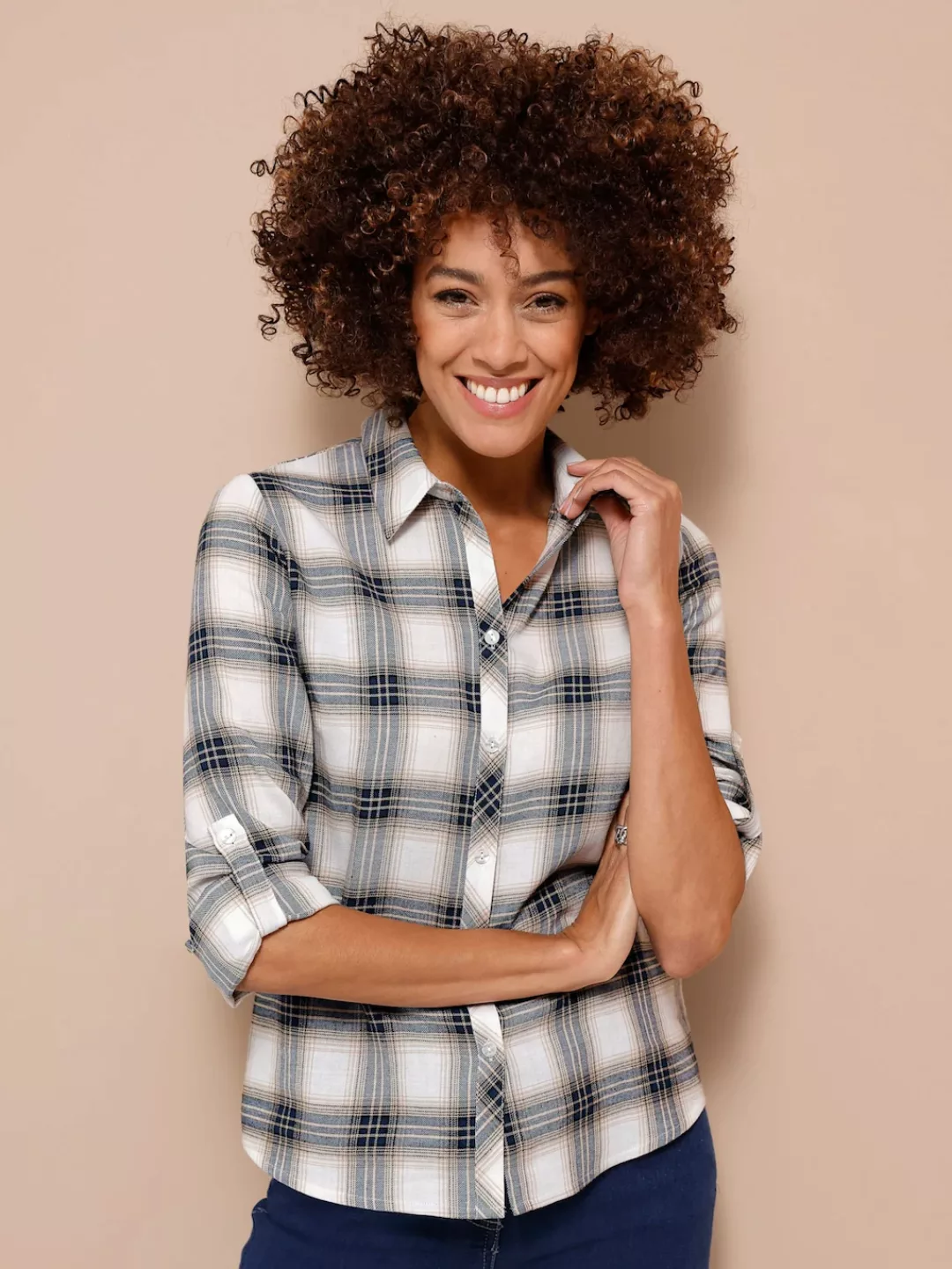 Classic Basics Flanellbluse günstig online kaufen