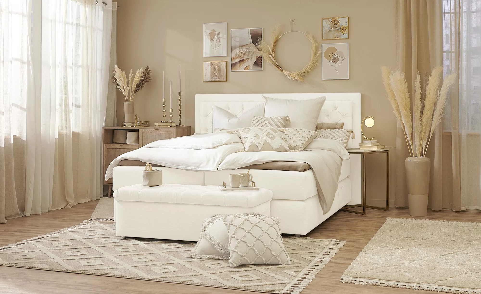 Collection by citamaass Boxspringbett  Cita Maass ¦ creme ¦ Maße (cm): B: 1 günstig online kaufen