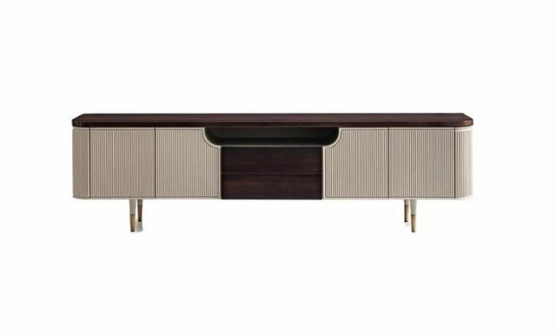 JVmoebel TV-Schrank Sideboard TV Ständer RTV Lowboard Holz Beige Moderne Ti günstig online kaufen