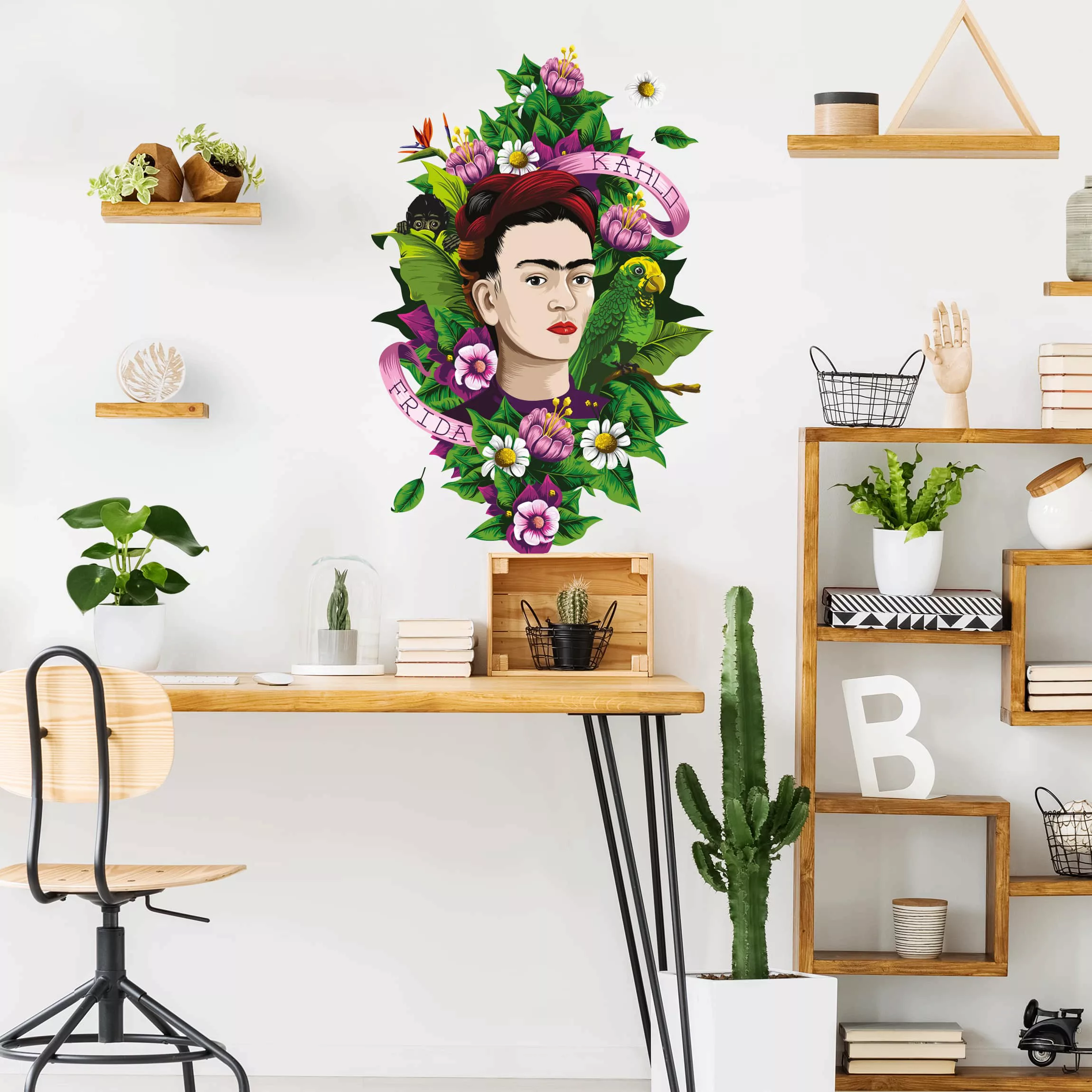 Wandtattoo Portrait Frida Kahlo - Frida günstig online kaufen
