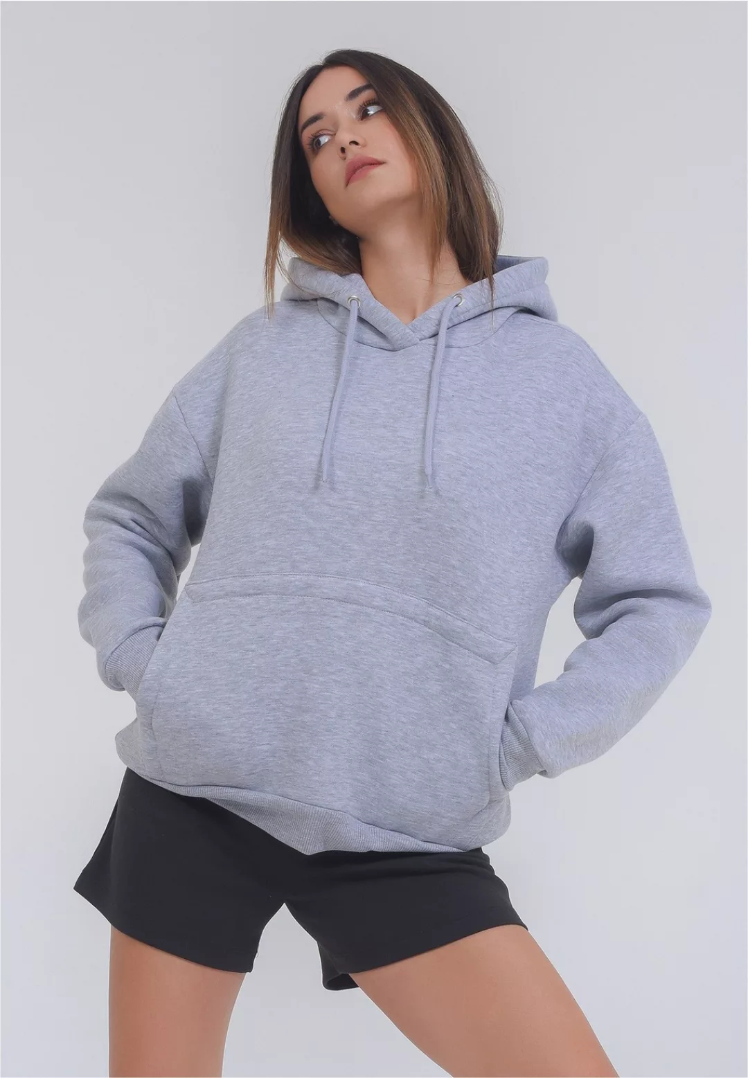 freshlions Kapuzensweatshirt "Balina", (1 tlg.), mit elastischen Bündchen günstig online kaufen