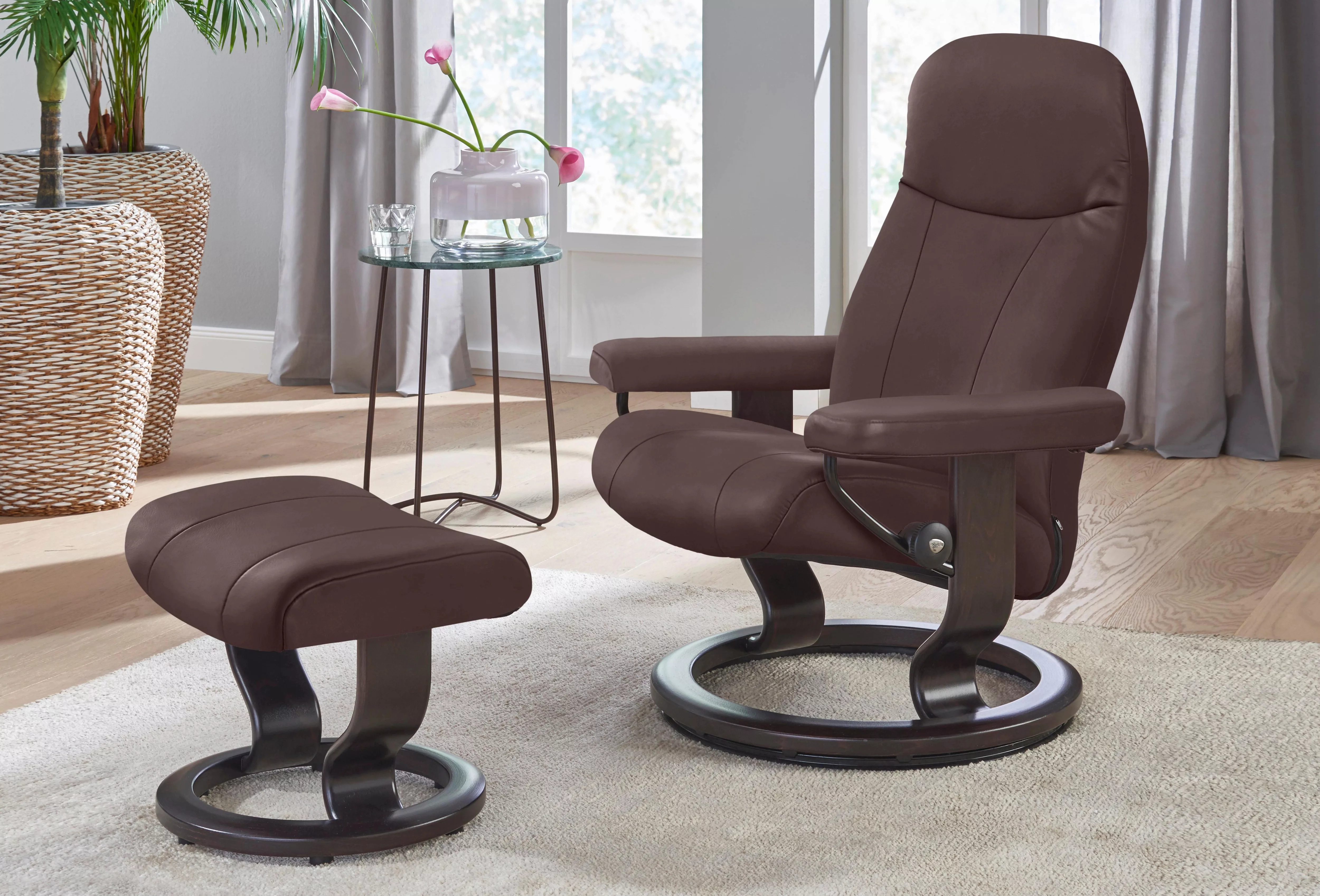 Stressless Relaxsessel "Garda", (Set, Relaxsessel mit Hocker), mit Hocker, günstig online kaufen