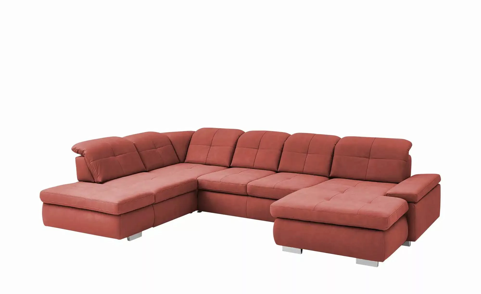 Lounge Collection Wohnlandschaft aus Mikrofaser Affair ¦ rot ¦ Maße (cm): B günstig online kaufen