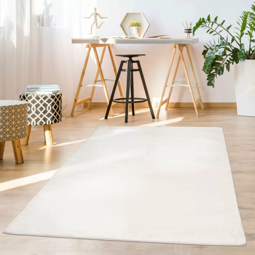 Carpet City Hochflor-Teppich »TOPIA 400«, rechteckig, 21 mm Höhe, Kunstfell günstig online kaufen