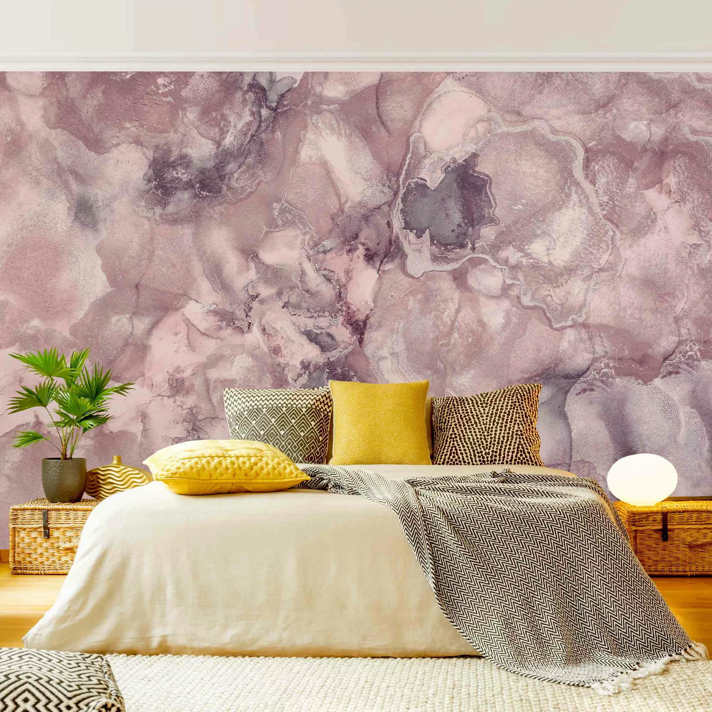 Fototapete Farbexperimente Marmor Violett günstig online kaufen