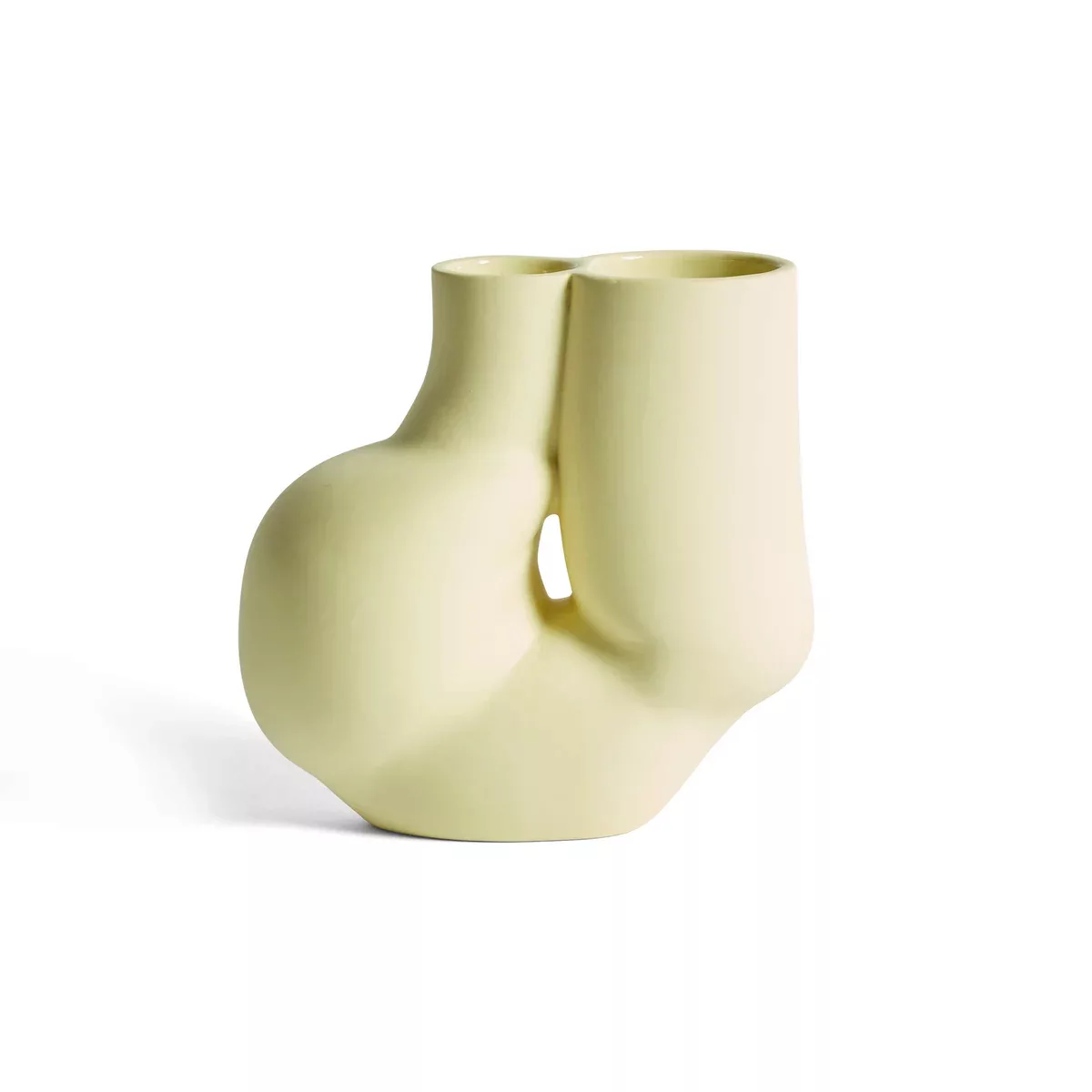 HAY - W&S Chubby Vase - softgelb/LxBxH 20x10,5x19,5cm günstig online kaufen