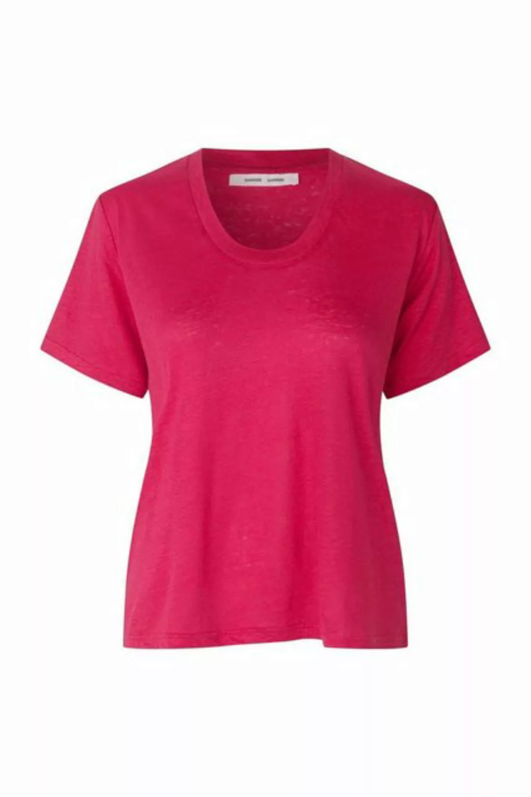 Samsoe & Samsoe T-Shirt Damen Leinenshirt KAYLA (1-tlg) günstig online kaufen