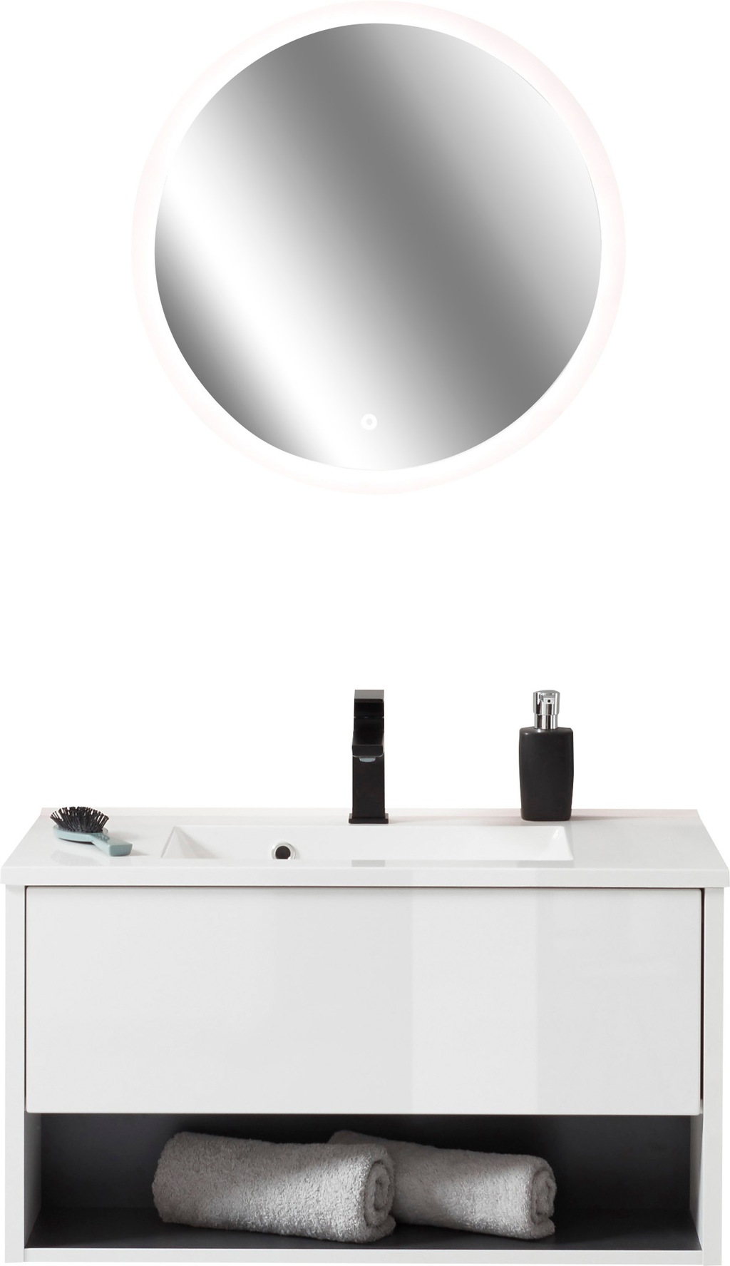 Places of Style Badmöbel-Set "Studio Line, Bad im modernen Design, 2-teilig günstig online kaufen
