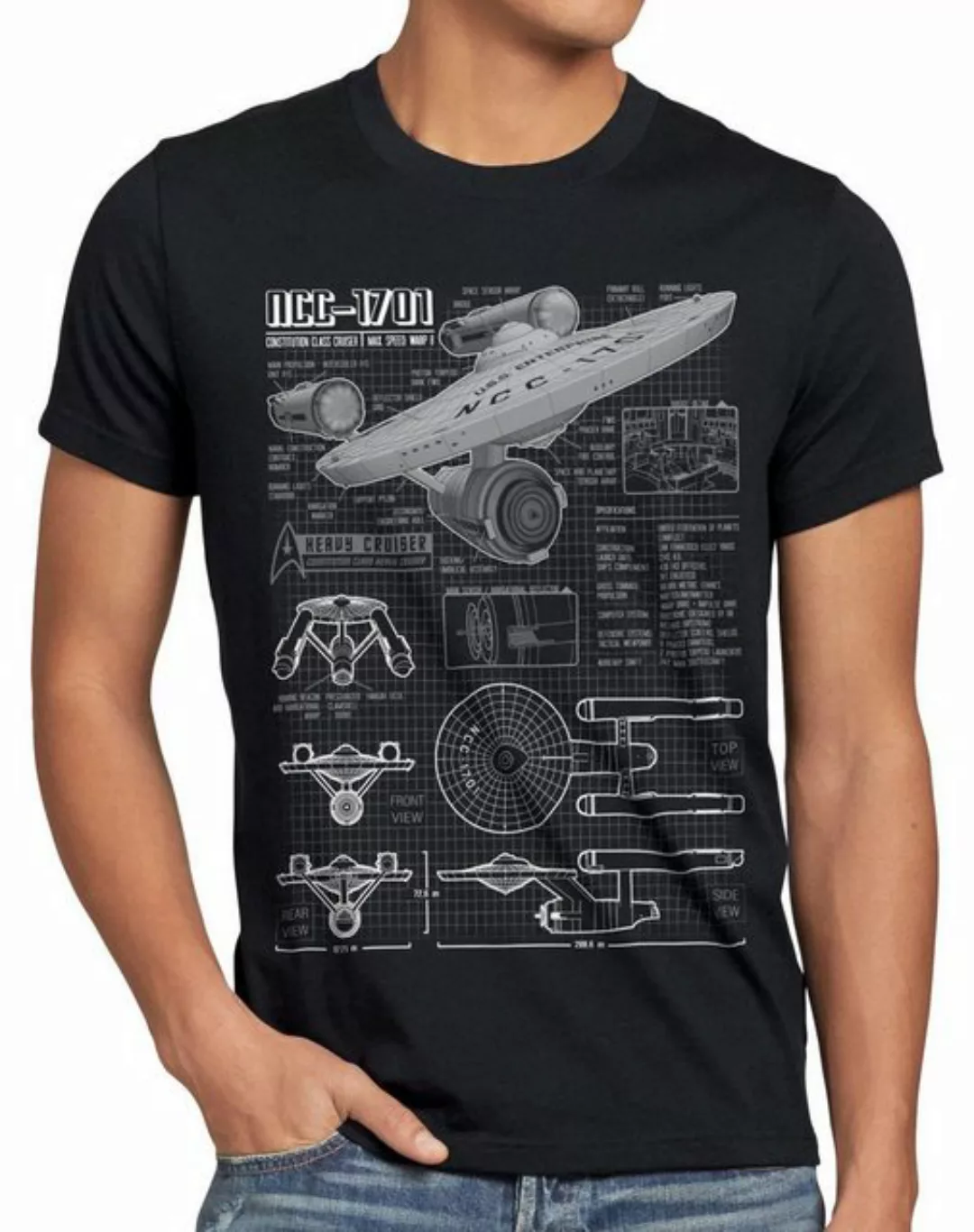 style3 T-Shirt NCC-1701 christopher pike trek trekkie star sternenflotte kl günstig online kaufen