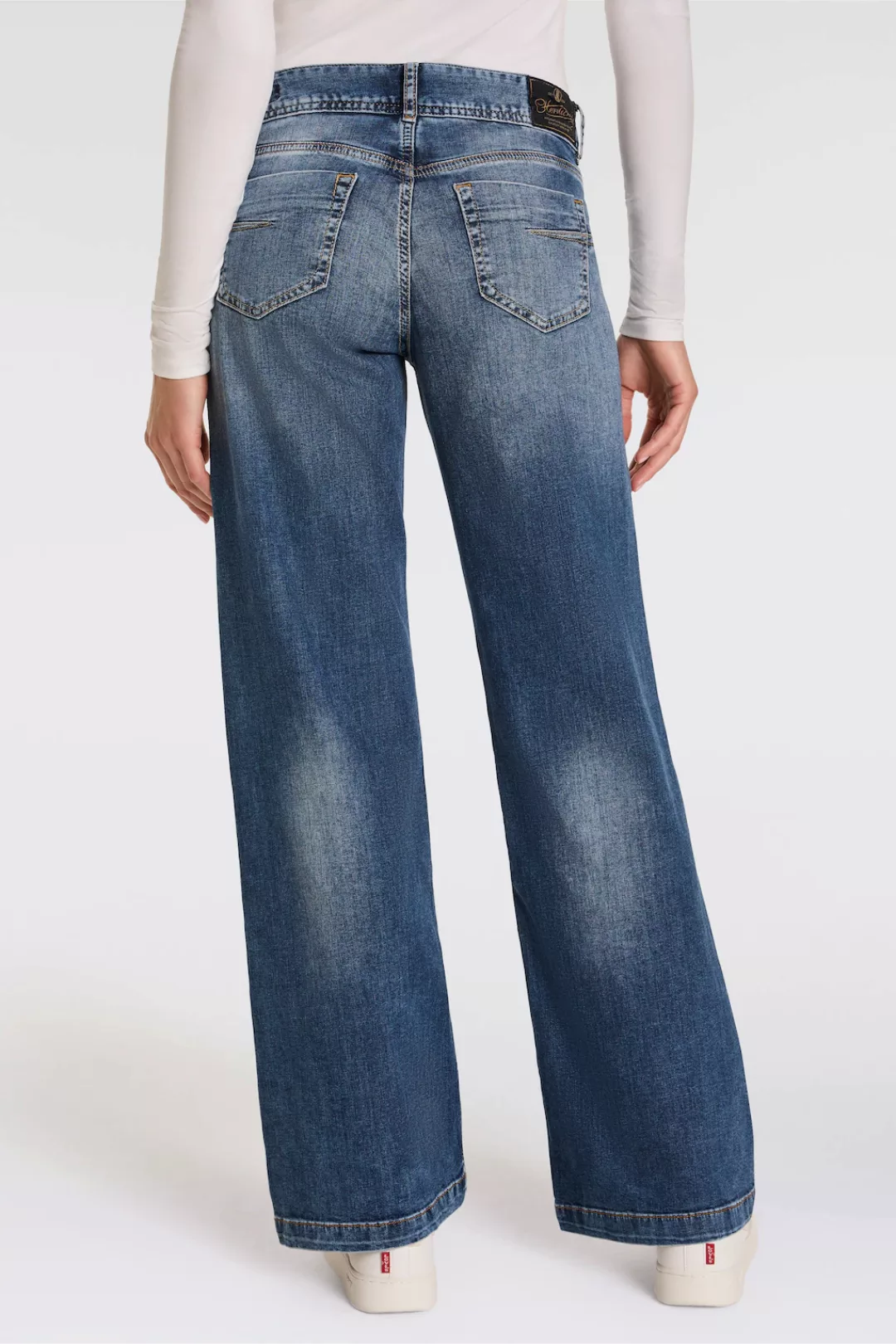 Herrlicher 5-Pocket-Jeans "Edna Recycled Denim Light", im Flared Fit günstig online kaufen