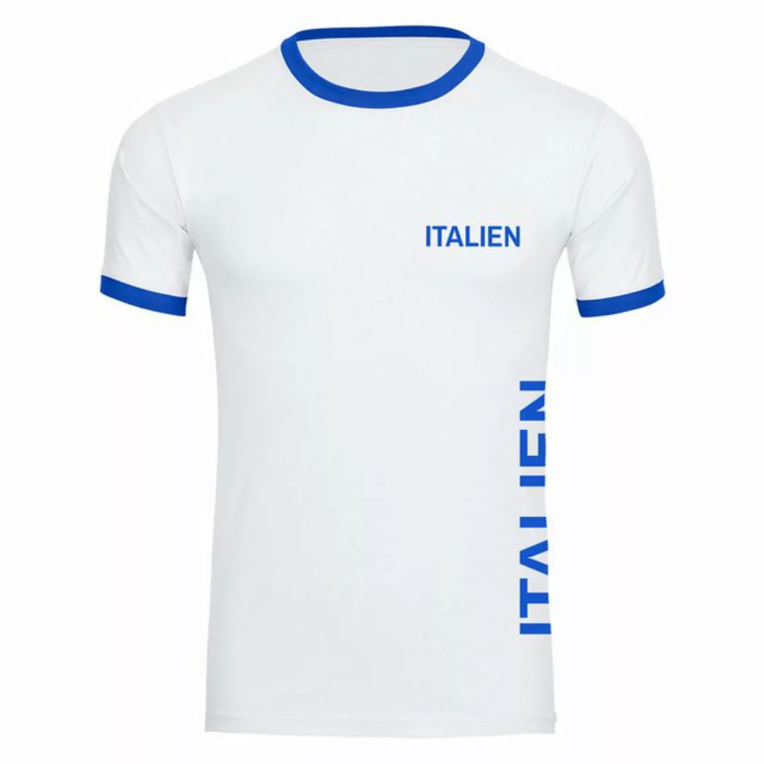 multifanshop T-Shirt Kontrast Italien - Brust & Seite - Männer günstig online kaufen