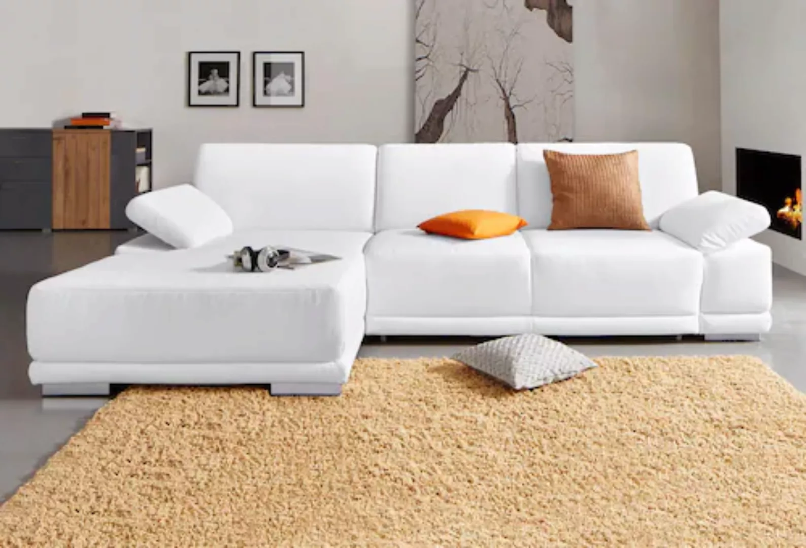 sit&more Ecksofa Coria L-Form, mit XL-Recamiere, wahlweise mit Bettfunktion günstig online kaufen