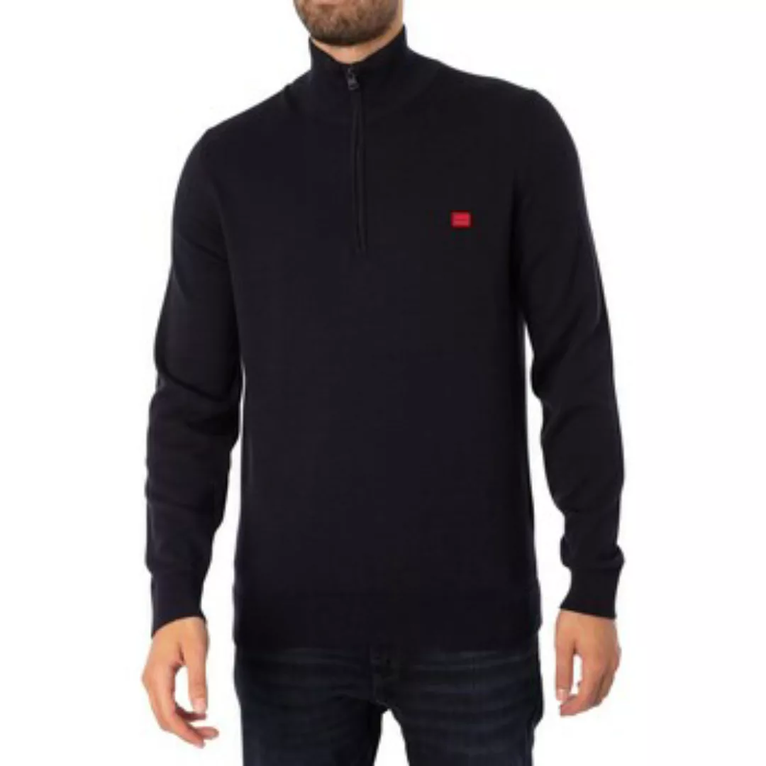 BOSS  Pullover San Quintus Strick mit Reißverschluss günstig online kaufen