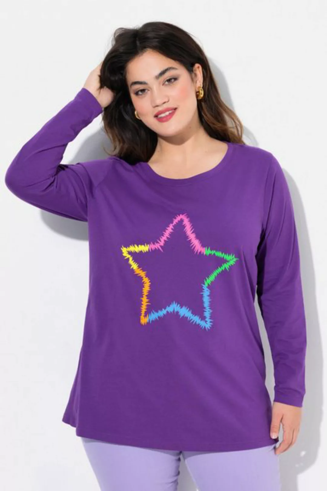 Angel of Style Longsleeve Langarmshirt Neon-Stern günstig online kaufen