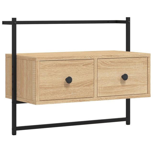 vidaXL TV-Schrank TV-Wandschrank Sonoma-Eiche 60,5x30x51 cm Spanplatte TV-L günstig online kaufen